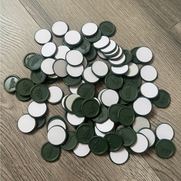 100 Olive branch wax stickers - Picture 2 of 7